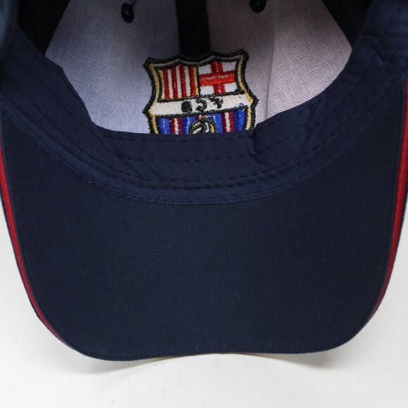 FC Barcelona Hat Adult Adjustable Blue/Red FCB Football/Soccer Baseball Cap - Picture 11 of 12